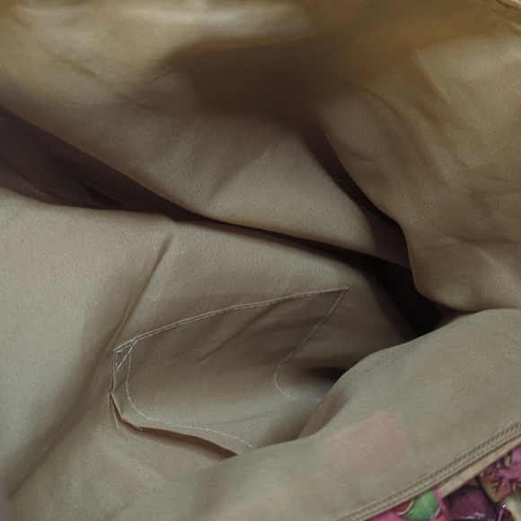 Bohemian Paisley Tote Bag  Multicolor Sequins Glitter Straw Accent - Picture 9 of 11